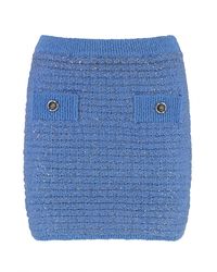 Pinko - Miletto Knitted Mini Skirt - Lyst