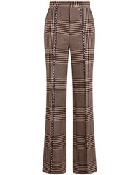 GIUSEPPE DI MORABITO - Houndstooth Pants With High Waist - Lyst