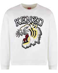 KENZO - Cotton Crew-Neck Sweatshirt - Lyst