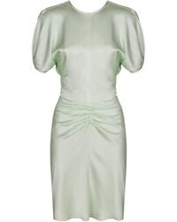 Victoria Beckham - Mini Dress With Draping - Lyst
