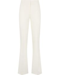 Pinko - Hulka Flared Viscose Trousers - Lyst