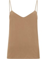 Max Mara - Silk Top With Thin Straps - Lyst