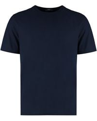 Herno - Cotton Crew-Neck T-Shirt - Lyst