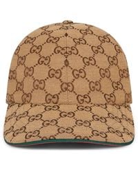 Gucci - Cap With Curved Visor Monogram - Lyst