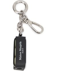 Maison Margiela - Mini Calfskin Keychain With Metal Ring - Lyst