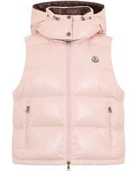 Moncler - Niverolle Padded Gilet With Hood - Lyst