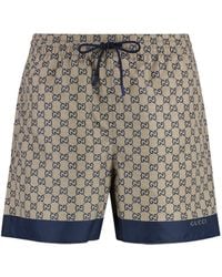 Gucci - Gg Nylon Swim Shorts - Lyst