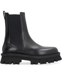 Ferragamo - Leather Chelsea Boots - Lyst