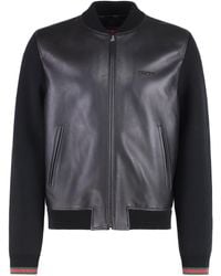 Gucci - Nappa Leather Bomber Jacket - Lyst