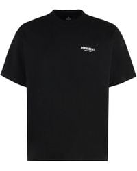 Represent - Cotton Crew-Neck T-Shirt - Lyst