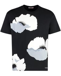 Valentino - Cotton Crew-neck T-shirt - Lyst