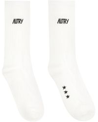 Autry - Logo Cotton Blend Socks - Lyst