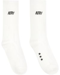 Autry - Calzini in misto cotone con logo - Lyst