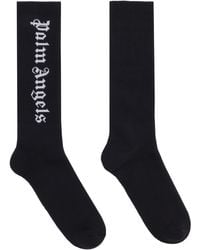 Palm Angels - Logo Intarsia Knit Socks - Lyst