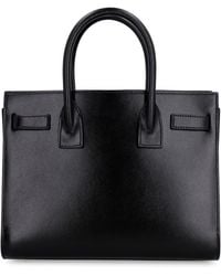 Saint Laurent - Mini tote bag Sac de Jour in pelle - Lyst