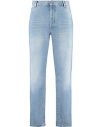 Balmain - 5-pocket Straight-leg Jeans - Lyst