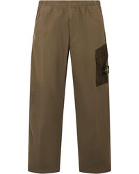 Stone Island - Pants With Pockets - Lyst