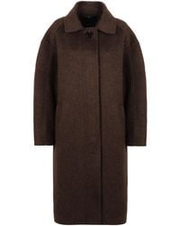 Max Mara - Cocoon Coat Made Of Wool And Mohair - Lyst