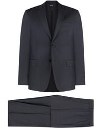 ZEGNA - Wool Blend Two-Piece Suit - Lyst