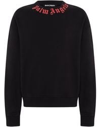 Palm Angels - Sweatshirt With Logo On The Collar - Lyst