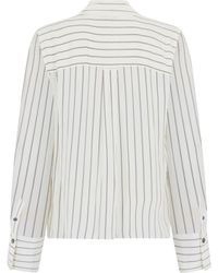 Veronica Beard - Shirt With Long Sleeves Stripes - Lyst