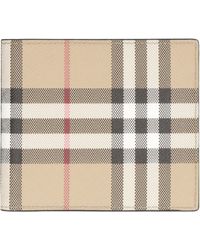 Burberry - Vintage Check Print Wallet - Lyst