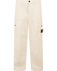 Stone Island - Loose Pants With Pockets - Lyst