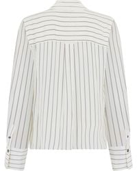 Veronica Beard - Shirt With Long Sleeves Stripes - Lyst