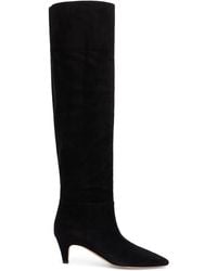 Gianvito Rossi - Knee-High Boots With Suede Heel - Lyst