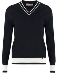 Valentino - Virgin Wool Sweater - Lyst