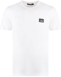 Dolce & Gabbana - Crew-Neck Cotton T-Shirt - Lyst