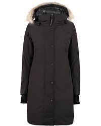 canada goose black label arosa quilted hooded parka