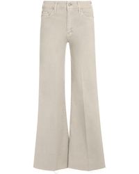 Mother - The Roller Fray Cotton Jeans - Lyst