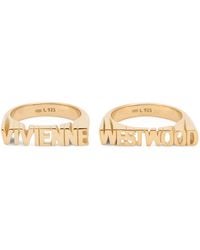 Vivienne Westwood - Set Of Two Rings Essex - Lyst