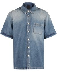 Givenchy - Camicia in denim - Lyst