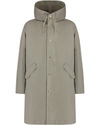 Jil Sander - Hooded Cotton Parka - Lyst