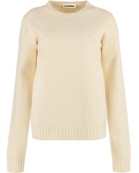 Jil Sander - Crew-Neck Wool Sweater - Lyst