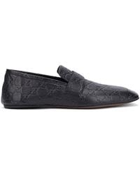 Gucci - Leather Moccasin - Lyst