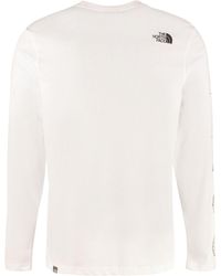 long sleeve north face t shirt mens