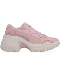 puma pulsar wedge sneakers in gray