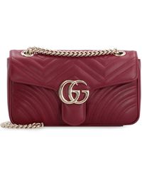 Gucci - Gg Marmont Quilted Leather Shoulder Bag - Lyst