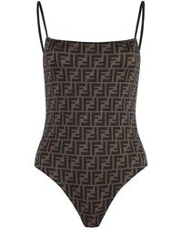Fendi - Reversible One-piece Swimsuit - Lyst
