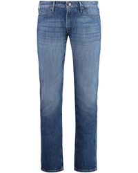 Emporio Armani - Jeans slim fit a 5 tasche - Lyst