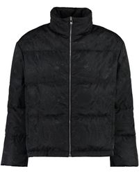Versace - Jacquard Full Zip Down Jacket For Fw23 - Lyst