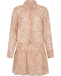 Kristina Ti - Mini Chemisier Dress - Lyst