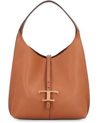 Tod's - T Timeless Piccola Leather Shoulder Bag - Lyst