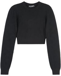 Dolce & Gabbana - Long Sleeve Crew-Neck Sweater - Lyst
