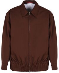 Gucci - Wool Jacket With Pointed Collar - Lyst