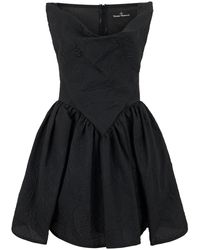 Vivienne Westwood - Short Dress With Voluminous Skirt - Lyst