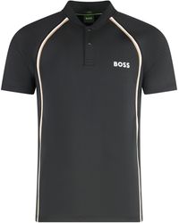 BOSS - Technical Fabric Polo Shirt - Lyst